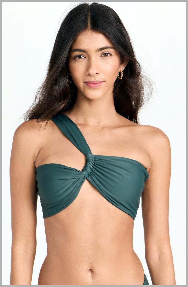 MIKOH Razo Bikini Top - Petrol - [M] Price Integrity Rank ( 0 )